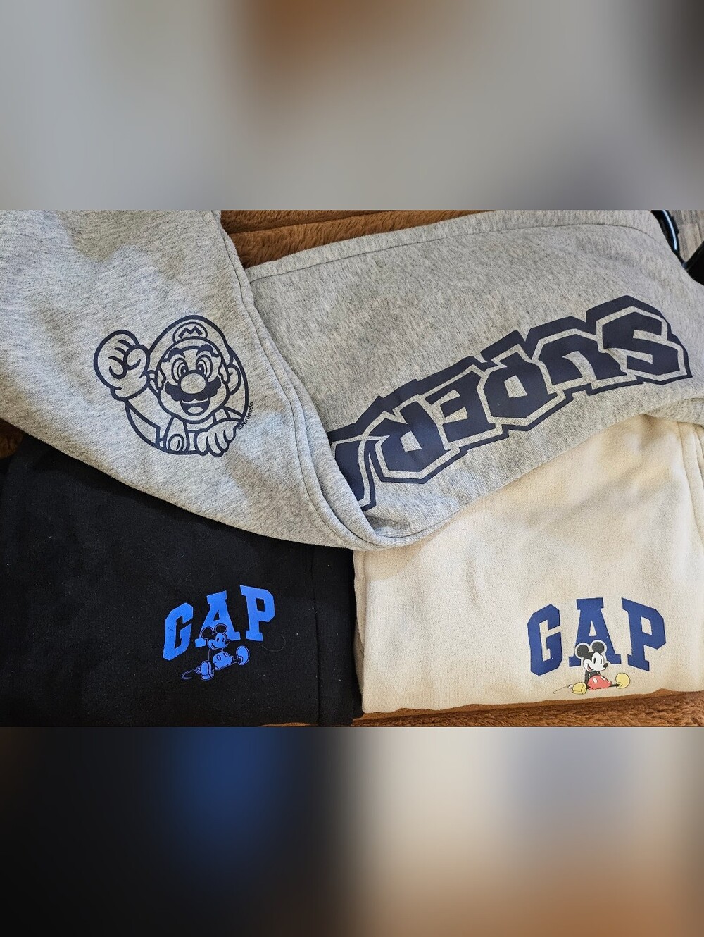GAP Kids Mickey Mouse, Super Mario Bros. Sweatpants/joggers, Size XXL 14/16